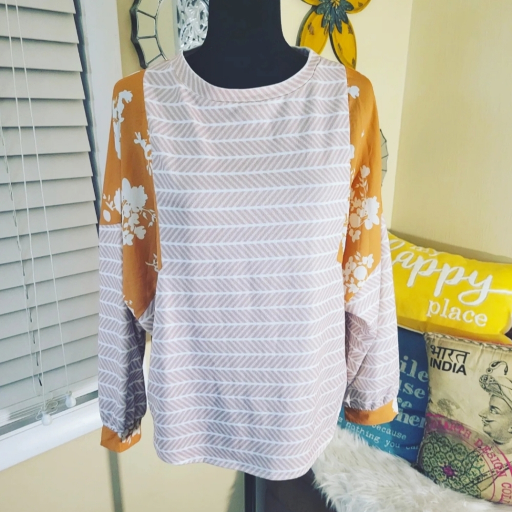Mix Print Shirt